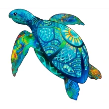 Пазлы 2D Eureka 3D Puzzle деревянные цветные Черепаха (473620): Производитель Eureka 3D Puzzle