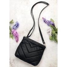 Женская сумка через плечо Sambag Rose SRN черная (94380001): Пол Женский