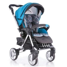 Коляска Capella S-709 Qbix Blue Check: Тип коляски візок для прогулянок