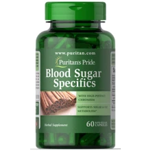 Puritan's Pride Blood Sugar Specifics with Cinnamon & Chromium Підтримка цукру в крові 60 капсул: Форма випуску Капсулы