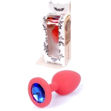 Анальна пробка Boss Series - Jewellery Red Silicon PLUG Medium Blue (BS6400084): Для кого унісекс