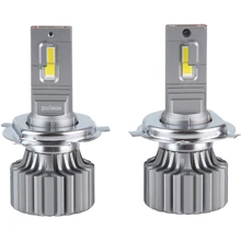 Светодиодная автолампа Pulso N1-H4-H/L/LED-chips OEM PHILIPS Flip chip/9-16V/2*70W/8500Lm/6500K (N1-H4): Головной свет Дальний свет, Ближний свет