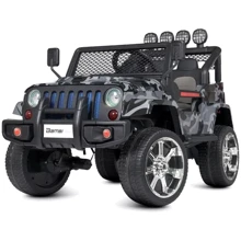 Детский электромобиль Джип Bambi Racer Jeep Wrangler, серый камуфляж (M 3237EBLRS-18): Вид джип