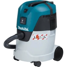 Будівельний пилосос Makita VC2512L: Потужність, Вт 1000