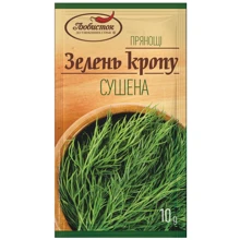 Упаковка Зелень укропа сушеная Любисток 16х10 г (УП4820076010095): undefined undefined