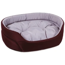 Лежак ОМЕГА 5 для собак 92x68x21 см бордовий (PR241668): Тип лежак