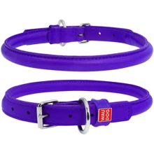 Нашийник круглий WAUDOG Glamour 13 мм 45-53 см фіолетовий (35079): Виробник WAUDOG