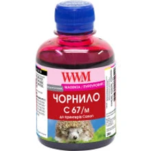 Чернила WWM Canon IPF-107 200г Magenta IPF-107M (C67/M): Цвет Magenta