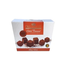 Цукерки трюфелі Delafaille SeaSalt Caramel із солоною карамеллю 200г: Вага, г 200