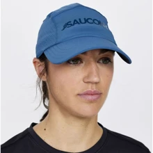 Бейсболка Saucony Outpace Hat синяя (900013-NS): Производитель Saucony