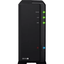 Сетевой накопитель (NAS) Synology DS112+: Слоты для дисков 1 x 3,5" SATA I/II (max 2 TB)