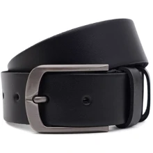 Чоловічий ремінь Borsa Leather чорний (115v1fx89-black): Стать Мужской