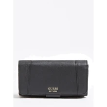 Жіночий гаманець Guess Naya Slg File Clutch чорний (SWVG7881590-BLA): Стать жіночий