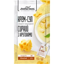Упаковка Крем-суп Любисток сырный с крутонами 12х15 г (УП4820241583263): Технология Сушка