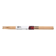 Барабанные палочки StarSticks HoRnbeam 5B Hybrid (G4): Наконечник Деревянный