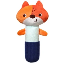 Игрушка с пищалкой BabyOno Fox Monday 23 см (1497): Возраст от 3-х месяцев