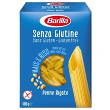 Макарони Barilla Penne rigate (без глютену) 400 г (WT4135): Вага нетто 400 г