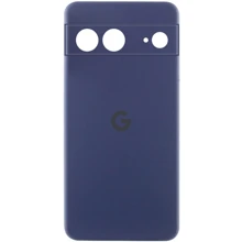 Чехол для телефонов Lakshmi Premium Silicone Case with Logo Full Camera Midnight Blue for Google Pixel 7a: Совместимость Google Pixel 7a