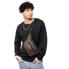 Мужская поясная сумка Sambag Tirso LCH шоколад (81341120m): Пол Мужской