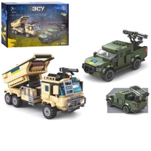 Конструктор Limo toy Военная техника Himars и Бандеромобиль 603 детали (KB 1106): Производитель Limo Toy