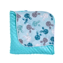 Плед Twins Minky Spring 80x80 см мятный (1461-TMS-14): Тип Плед