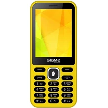Мобильный телефон Sigma mobile X-style 31 Power Yellow (UA UCRF): Дисплей 2.8" TFT (240x320 точек)