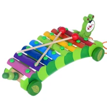 Деревянная игрушка METR+ Ксилофон MD 1659 30 см (Гусеница): Производитель Metr+