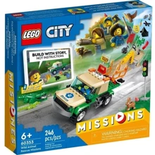 Конструктор LEGO City Missions Місії порятунку диких тварин (60353): Серія City