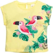 Футболка H&M 5807326ф 92 см желтая: Пол Девочка
