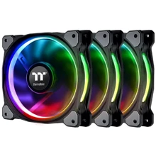 Кулер Thermaltake Riing Plus 12 RGB Радіатор Fan TT Premium Edition 3-Fan Pack (CL-F053-PL12SW-A): Рівень шуму, dB 26