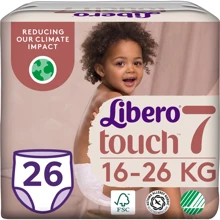 Підгузки Libero Touch Pants Розмір 7 (16-26 кг) 26 шт (7322541739786): Тип Подгузники-трусики