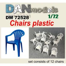 Набор DAN models Пластиковые стулья 12 шт. (DAN72528): Производитель DAN models