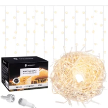 Гирлянда Springos бахрома уличная 20 м 500 LED теплый белый (CL0501): Тип Бахрома