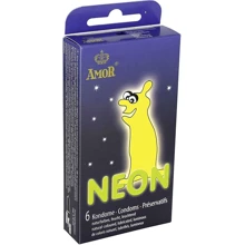 Презервативи Amor Neon, 6 шт: Тип Світиться