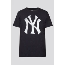 Футболка 47 Brand NY Yankees KA Club Tee Mens (304866-FS) L чорна з принтом: Вид Футболки