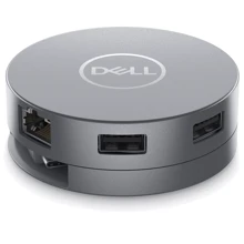 Адаптер Dell Adapter DA305 6in1 USB-C to USB-C+DisplayPort+2хUSB+HDMI+RJ45 Grey (470-AFKL): Колір серый