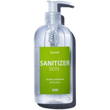 HiLLARY Skin SANITIZER DOUBLE HYDRATION spring grass 200 ml Антисептик Санитайзер: Назначение Антибактериальное
