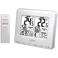 Метеостанція La Crosse WS6812 White/Silver: Метео вимірювання Фаза луны, Точка росы, Внутренняя температура, Внутренняя влажность, Внешняя температура, Внешняя влажность, Атмосферное давление