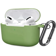 Чехол для наушников TPU Case with Belt Matcha Green for Apple AirPods Pro: undefined undefined