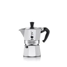 Гейзерная кофеварка Bialetti Moka Express на 6 чашек 300 мл (6TZ 0001163): Цвет серебристый
