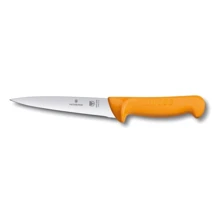 Victorinox Swibo Boning & Sticking 21см з жовт. ручкою (58412.21): Лезо нержавіюча сталь