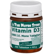 Greendar Vitamin D3, 1000 UI, 250 Tablets (ФР-00000126): Тип Витамин D