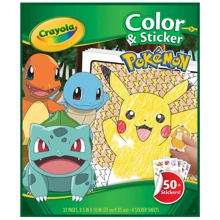 Раскраска Crayola Pokemon 32 страницы и 4 страницы наклейок (04-2740): Производитель Crayola