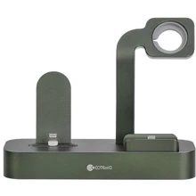 Док-станція COTEetCI Base29 3in1 Stand Green (CS7211-GR) for Apple iPhone, Apple Watch and Apple AirPods: undefined undefined
