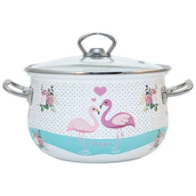Кастрюля Infinity SD-1377 Love Flamingo 24 см 6.5 л (6625849): Тип Традиционная