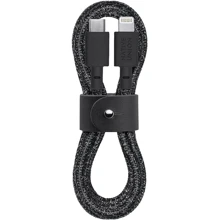 Кабель Native Union Cable USB-C to Lightning Belt 1.2m Cosmos Black (BELT-KV-CL-CS-BK-2): Тип USB-C - Lightning