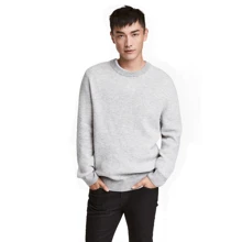 Джемпер H&M 4299684 46 серый: Вид Джемперы