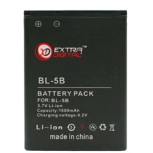 Аккумулятор Аккумулятор ExtraDigital for Nokia BL-5B (1000 mAh) - BMN6272: Производитель ExtraDigital
