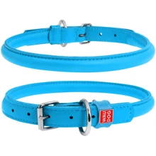 Ошейник круглый WAUDOG Glamour 13 мм 45-53 см голубой (35072): Производитель WAUDOG