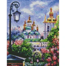 Алмазная мозаика Идейка Киев златоверхий весной ©Kateryna Lisova AMO7245 40х50 см: Производитель Идейка